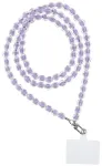 COLORFUL Phone lanyard, Phone pendant / cord length 120cm (60cm in the loop) / on neck - purple