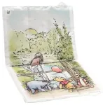 Reisimatt Antek "Winnie the Pooh" kokkupanduna 70x50x5cm, kokku voltides 29x13x5cm valge