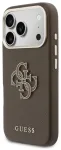Guess PU Resin Logo telefoni &uuml;mbris iPhone 17 Pro pruun