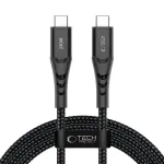 Tech-Protect Ultraboost UB11T andmeedastus- ja laadimiskaabel | USB-C kuni USB-C | PD, QC 3.0 | 240W | 2m | must