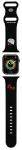 Hello Kitty nutikella rihm Apple Watch (42/44/45/49 mm) jaoks | silikoonist | must