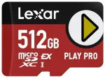 Lexar PLAY Pro microSD Express 7.1 512GB m&auml;lukaart