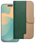 Split Book raamatut&uuml;&uuml;pi telefoni &uuml;mbris iPhone 17 roheline kuldne