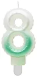 GoDan Tordik&uuml;&uuml;nal - &Otilde;hupall Number 8 (7cm) White/Green Ombre