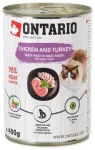 Canned cat food - Ontario Cat can Chicken with Turkey flavoured with Sea Buckthorn 400g