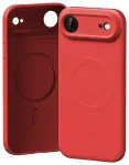 Mercury Semi-Silicone telefoni&uuml;mbris MagSafe toega iPhone 17 Air jaoks, punane