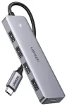Ugreen 4-in-1 jaotur USB-C kuni USB 3.0 | USB-C | hall