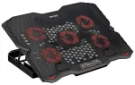 XTRIKE ME Laptop Cooling Pad with Built-in Phone Holder FN-813 Black