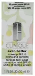 Clinique Even Better Makeup Broad Spectrum SPF 15, WN 46 Golden Neutral for Dry Combination and Combination Oily Skin - 1.0 Oz/30 Ml