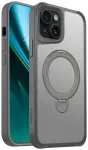 Etteri Matt Mag Ring telefoni &uuml;mbris alusega ja MagSafe toega iPhone 15 hall