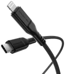 Amazing Thing Tough Pro CLC120MTOBK andmeedastus- ja laadimiskaabel | USB-C kuni Lightning | PD | 30W | 1.2m | must