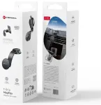Magnetiline autohoidja telefonile sobib Magsafe Forcell F-Grip MagFlex esiklaasile / armatuurile must