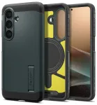 Spigen Tough Armor Mag telefoni &uuml;mbris MagSafe toega Samsung Galaxy S26+ (S947) roheline