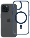 ROAR Mag Bumper telefoni &uuml;mbris MagSafe toega iPhone 15 tumesinine