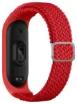 Beline nutikella rihm Xiaomi Mi Band 5/6/7 jaoks | nailonist | punane
