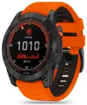 Tech-Protect IconBand Pro nutikella rihm Garmin Fenix 3/5X/3HR/5X Plus/6X/6X Pro/7X jaoks | plast | oranž/must
