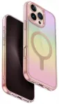 Case UNIQ Iridescia for iPhone 16 Pro Max Magclick Charging pink prism