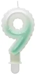GoDan Tordik&uuml;&uuml;nal - &Otilde;hupall Number 9 (7cm) White/Green Ombre