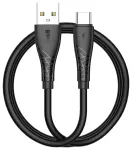 BWOO BO-X318C andmeedastus- ja laadimiskaabel | USB-A kuni USB-C | 27W | 1m | must