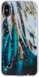 Fusion Gold Glam telefoni &uuml;mbris Samsung Galaxy A55 5G (A556) mitmev&auml;rviline (Feathers)