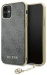 Guess GUHCN61GF4GGR iPhone 11 6,1" | Xr grey|szary hard case 4G Charms Collection