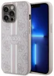Guess GUHMP13LP4RPSP iPhone 13 Pro | 13 6,1" r&oacute;żowy|pink hardcase 4G Printed Stripes MagSafe