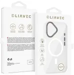 Liavec Hybrid telefoni &uuml;mbris MagSafe toega iPhone 16 l&auml;bipaistev