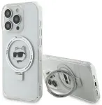 Karl Lagerfeld KLHMP15LHMRSCHH iPhone 15 Pro 6.1" white|white hardcase Ring Stand Choupette Head MagSafe