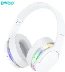 BWOO ANC Wireless Headphone Premuim Sound Quality BW587 White