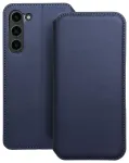 DUAL POCKET raamatut&uuml;&uuml;pi telefoni &uuml;mbris Samsung Galaxy S24+ (S926) tumesinine