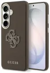 Guess Grained Big 4G Metal Logo telefoni &uuml;mbris Samsung Galaxy S26+ (S947) pruun