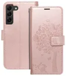 MEZZO tree raamatut&uuml;&uuml;pi telefoni &uuml;mbris Samsung Galaxy S22 (S901) kuldne