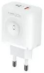 T-Phox T-PP20 reisilaadija | 20W | GaN | USB-C, USB-A | valge