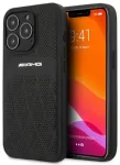 AMG AMHCP13LOSDBK iPhone 13 Pro | 13 6,1" czarny|black hardcase Leather Curved Lines