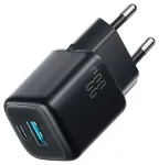 Joyroom JR-TG7 reisilaadija | 33W | USB-A, USB-C | USB-C kuni USB-C kaabliga komplektis | must