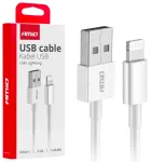 AMiO AMIO-03895 andmeedastus- ja laadimiskaabel | USB-A kuni Lightning | 10W | 1m