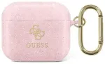 AirPods 3 &uuml;mbris Guess GUA3UCG4GP, roosa, Glitter kollektsioon
