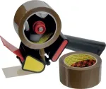 Komplekt pakketeibihoidja + 2 pakketeipi 3M 309 50mmx66m vaikne, pruun