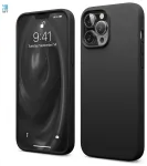 Riff Slim & Soft silikoonist tagakaas pehme sisekujundusega Apple iPhone 14 Pro Black jaoks