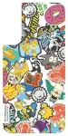 Samsung GP-TOU021HOQYW paneel Frame Cover kaanele mudelile Galaxy S22+ Simpsons Faces valge|white