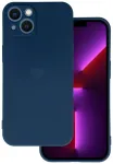 Vennus Silicone Heart telefoni &uuml;mbris iPhone 14 Plus tumesinine (disain 1)