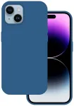 Tel Protect Silicone Premium telefoni &uuml;mbris iPhone 15 Plus tumesinine