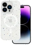 Tel Protect Magnetic Splash Frosted telefoni &uuml;mbris iPhone 15 Plus valge