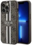 Guess GUHMP13LP4RPSW iPhone 13 Pro | 13 6.1" brązowy|brown hardcase 4G Printed Stripes MagSafe