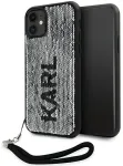 Karl Lagerfeld KLHCN61PSQRKS iPhone 11 | Xr 6,1" srebrny|silver hardcase Sequins Cord