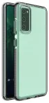 Spring Case clear TPU gel protective cover with colorful frame for Samsung Galaxy A02s EU black