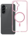 FRAME CLEAR HYBRID MAG telefoni &uuml;mbris MagSafe toega Samsung Galaxy A56 (A566) roosa