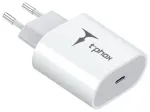 T-Phox iSpeed reisilaadija | 20W | USB-C | valge