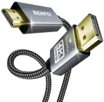 BENFEI kaabel DisplayPort 1.2 kuni HDMI 1.4 4K &uuml;hesuunaline 0.9 m hall