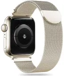Tech-Protect MilaneseBand nutikella rihm Apple Watch 4/5/6/7/8/9/SE/Ultra 1/2 (42/44/45/49 mm) jaoks | roostevaba teras | beež